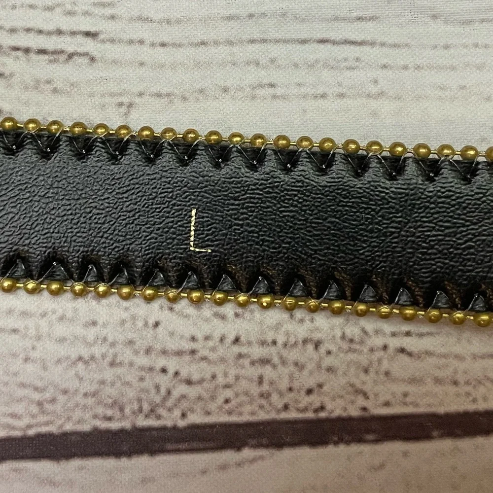 Gold 80s Elite Fresno Checkered Belt